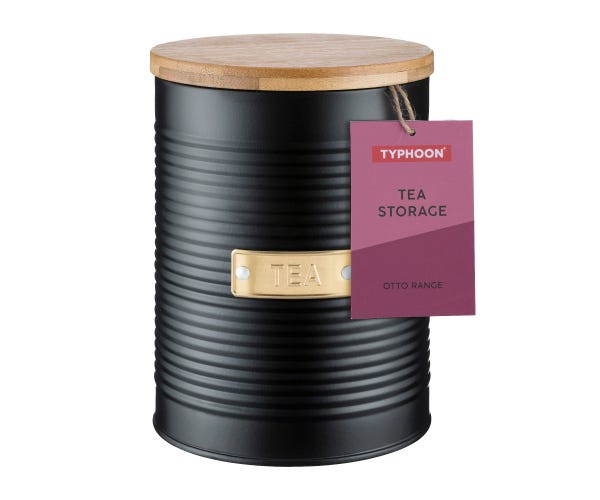 rayware Otto Black Tea Storage