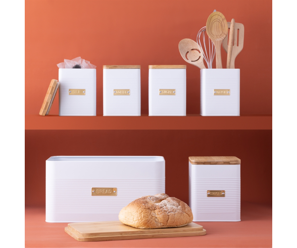 Rayware Otto Square White Bread Storage