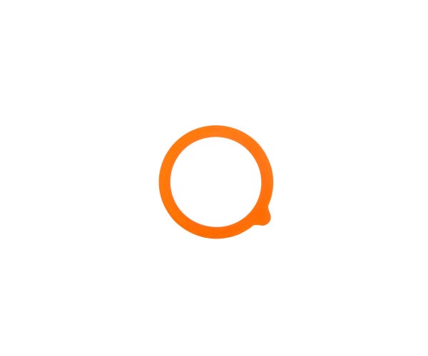 rayware Pack Of 6 Rubber Seals 0.125 Litre