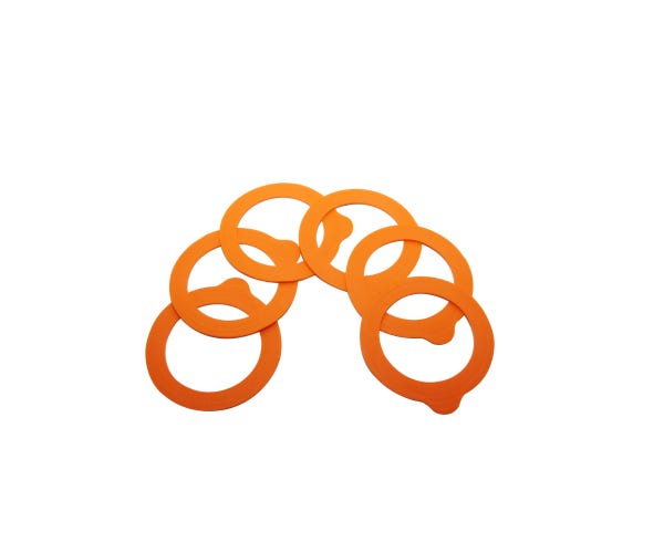 Rayware Pack Of 6 Rubber Seals 0.35 - 2 Litres