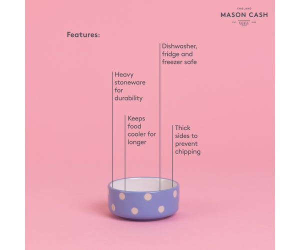 rayware Polka Dot 8cm Bowls Asstd