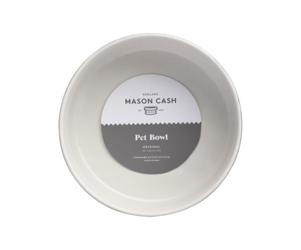 Rayware Polka Dot Grey 18cm Dog Bowl