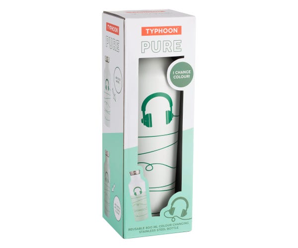 Rayware Pure Colour Change Wired Bottle 800ml