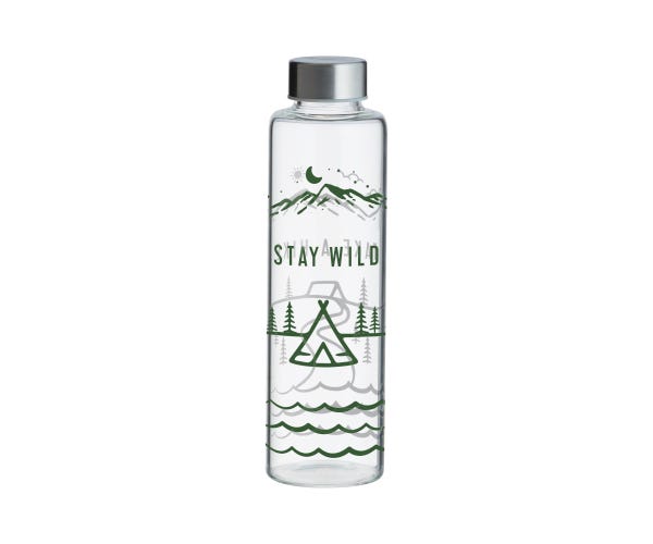 rayware Pure Stay Wild Glass Bottle 600ml