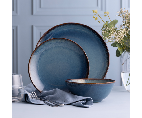 Rayware Reactive Blue Dinner Plate
