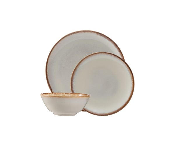 rayware Reactive Cream 12 Piece Dinnerset
