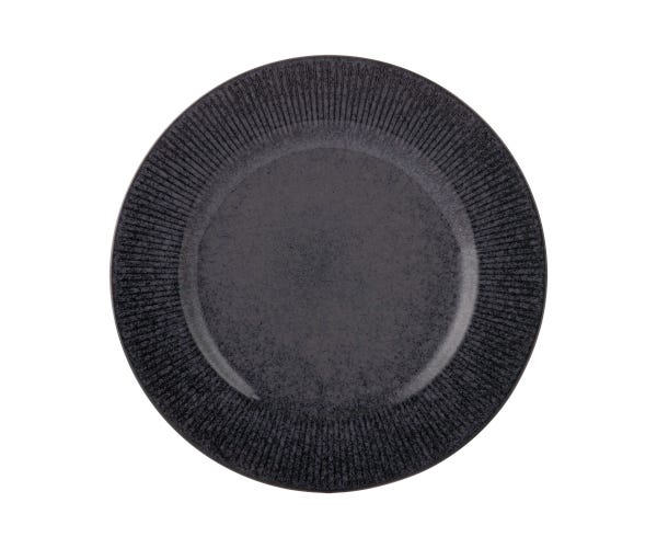 rayware Reactive Linear Black Dinner Plate 27cm