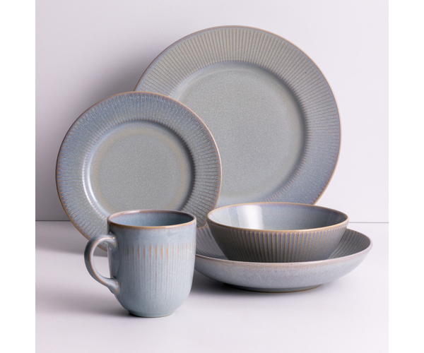 Rayware Reactive Linear Grey Mug 400ml