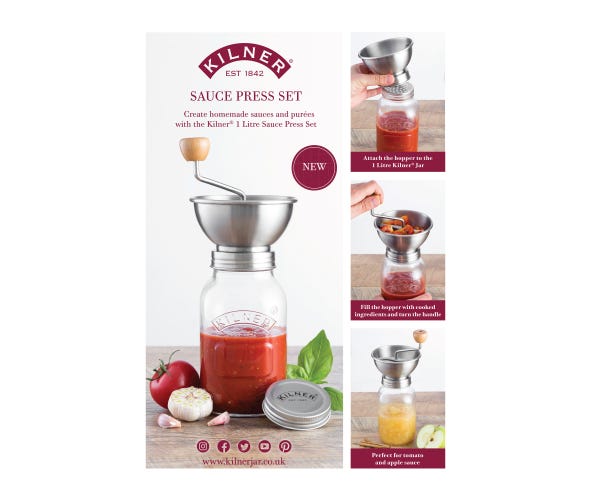 rayware Sauce Press Set A4 Pos