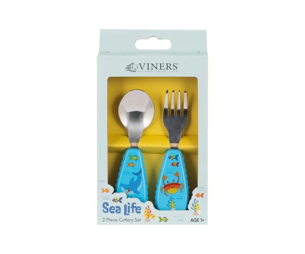 Rayware Sea Life 2pc Kids Cutlery Set Giftbox