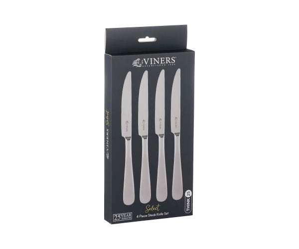 Rayware Select 18/0 4pce Steak Knives With Cdu