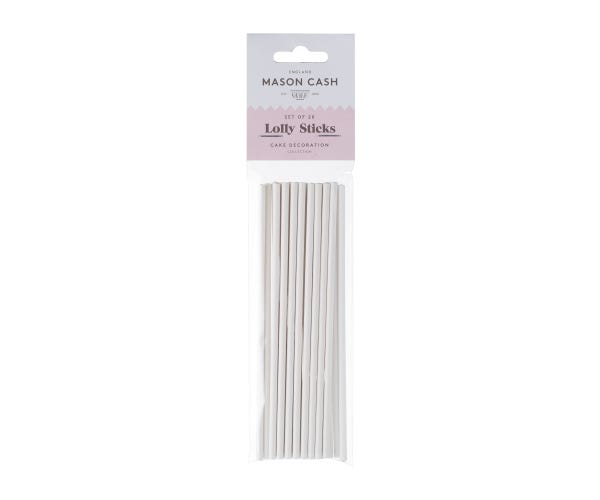 Rayware Set Of 20 Lolly Sticks 15cm White