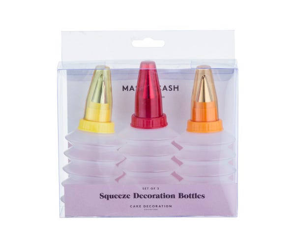 rayware Set Of 3 Squeeze Bottles