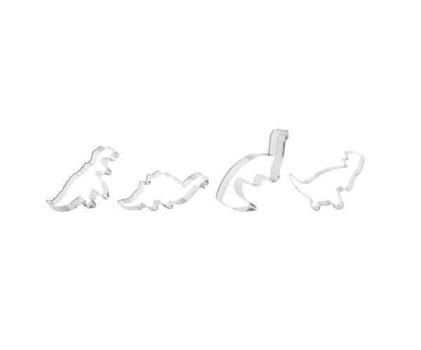 rayware Set Of 4 Dinosaur Cookie Cutters