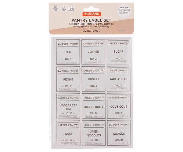 Rayware Set Of 4 Pantry Labels