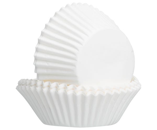 rayware Set Of 50 White Cupcake Cases