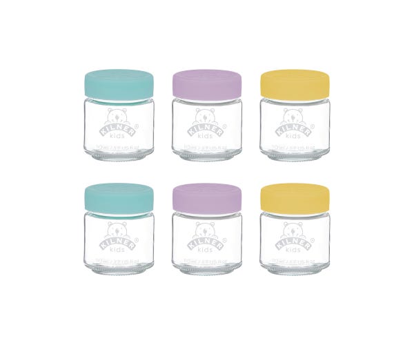 Rayware Set Of 6 Kids Jars 110ml