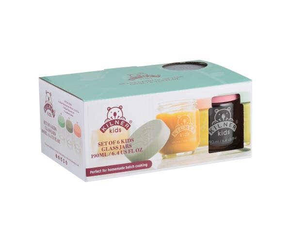 rayware Set Of 6 Kids Jars 190ml