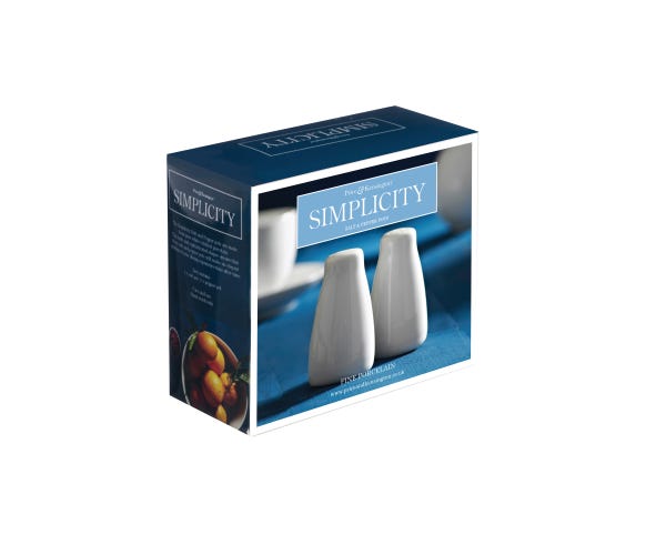 Rayware Simplicity Salt And Pepper Pots