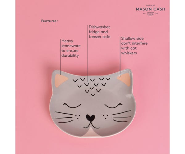 Rayware Smokey Cat Bowl 16x13cm