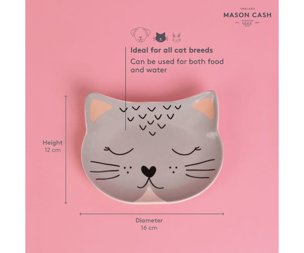 Rayware Smokey Cat Bowl 16x13cm