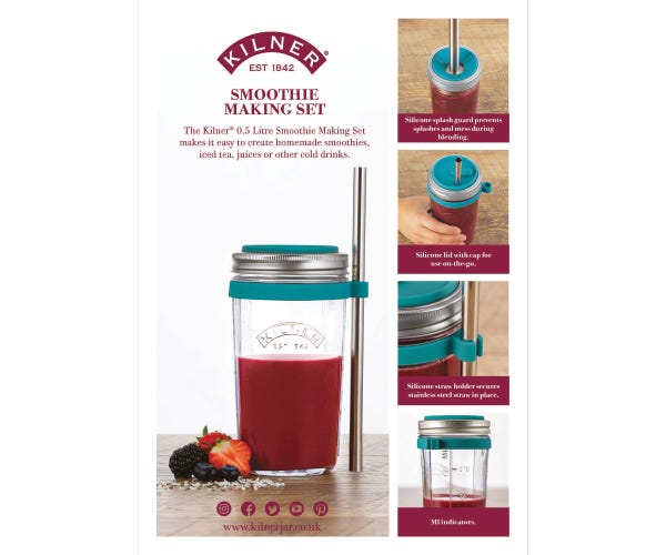 rayware Smoothie Making Set A4 Strut Card