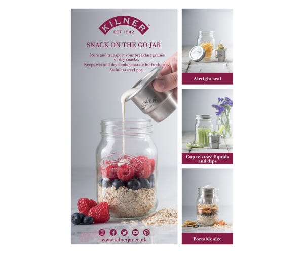 rayware Snack On The Go Jar A4 Pos