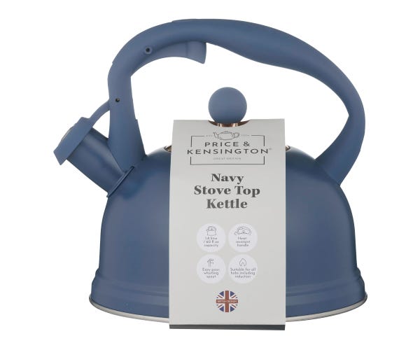 Rayware Stove Top Kettle Navy 60 Floz