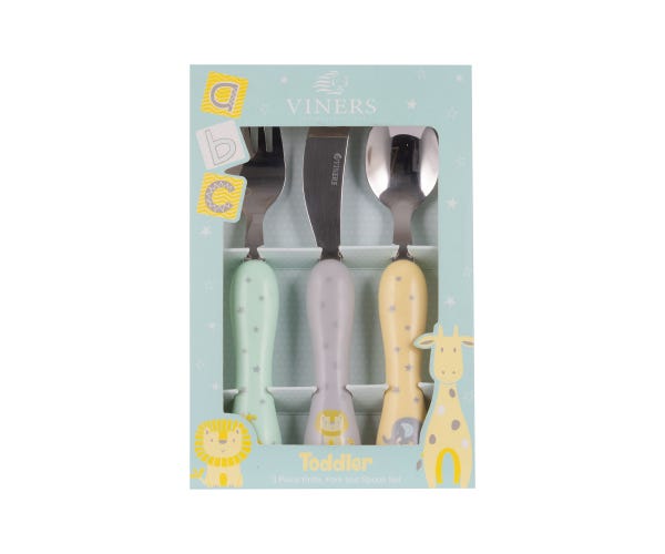 Rayware Toddler 3 Pce Cutlery Set Giftbox In Cdu