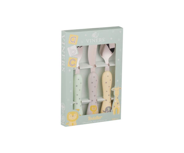 rayware Toddler 3 Pce Cutlery Set Giftbox In Cdu