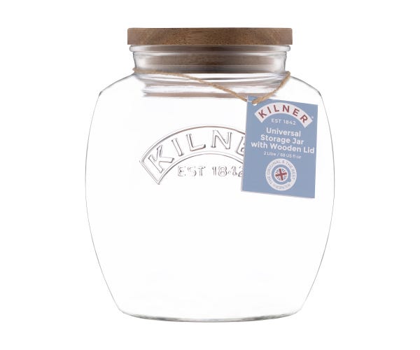 Rayware Universal Jar Acacia Wooden Lid 2l