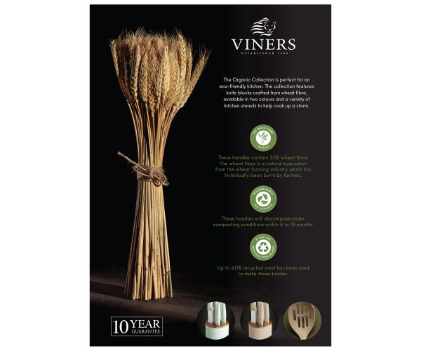 rayware Viners Organic Collection A4 Strut Card