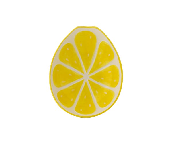 Rayware World Foods 22cm Lemon Oval Bowl