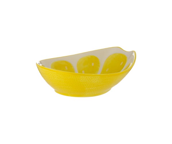 rayware World Foods 22cm Lemon Oval Bowl