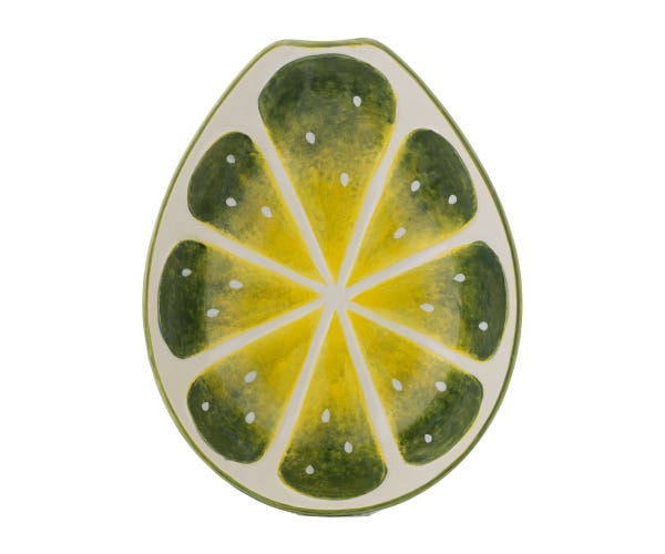 Rayware World Foods 28cm Lime Oval Bowl