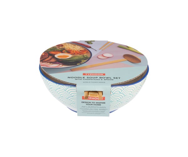 Rayware World Foods Noodle Soup Bowl Set