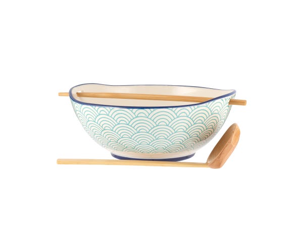 rayware World Foods Noodle Soup Bowl Set