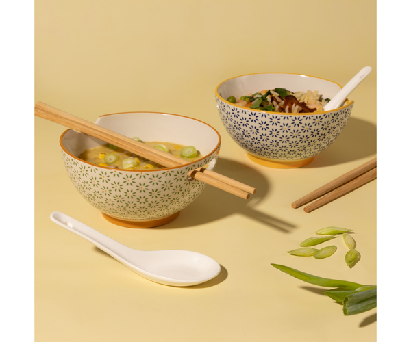 Rayware World Foods Set Of 2 Rice & Soup Bowl Set