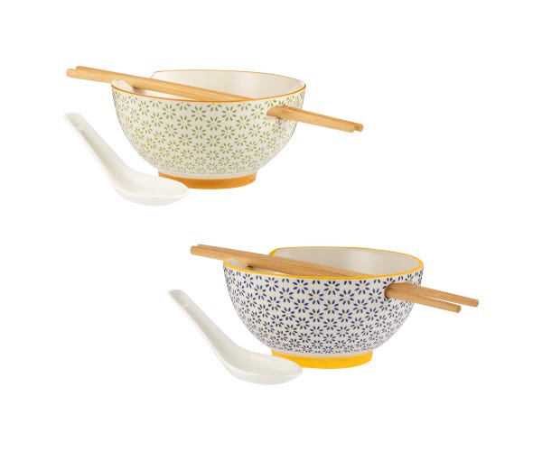 rayware World Foods Set Of 2 Rice & Soup Bowl Set