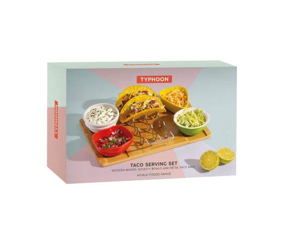 Rayware World Foods Taco Serving Set In Gift Box