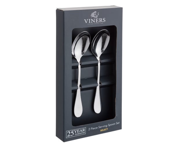 Rayware Select 18/0 2 Pce Serving Spoons Gbox W/Cdu