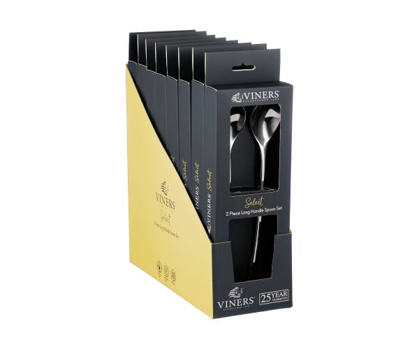 Rayware Select 18/0 2pce Long Handle Spoons With Cdu