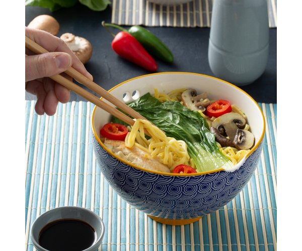Rayware World Foods 16cm Noodle Bowl With Chopsticks