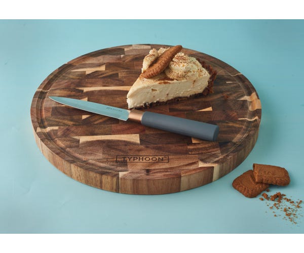 Rayware World Foods 30cm End Grain Acacia Round Board