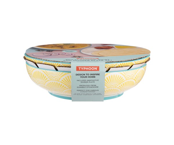 Rayware World Foods Multi-Cuisine Bowl&Divider Plate