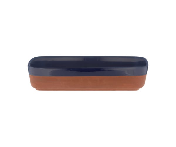 rayware World Foods Navy 29 X 19cm Rectangular Dish