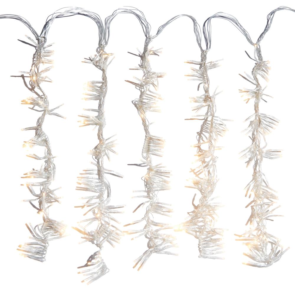 RAZ Imports 10' Clear Wire Flowing Cluster W/960 Warm White Lights w/Remote