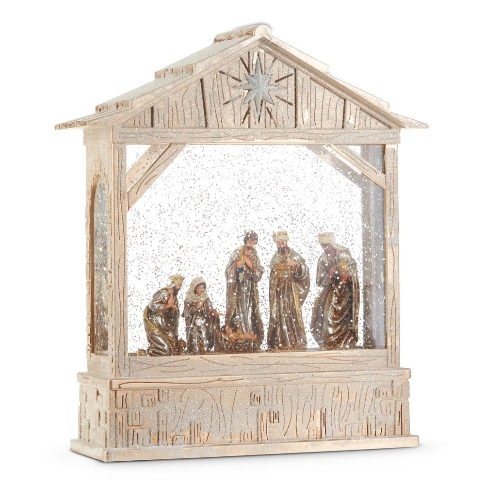RAZ Imports 10" Nativity Musical Lighted Water Creche