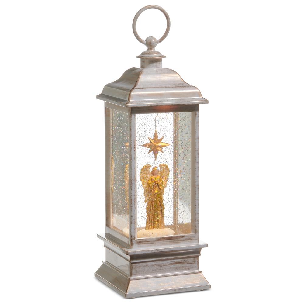 RAZ Imports 11.5" Golden Angel Animated Lighted Water Lantern