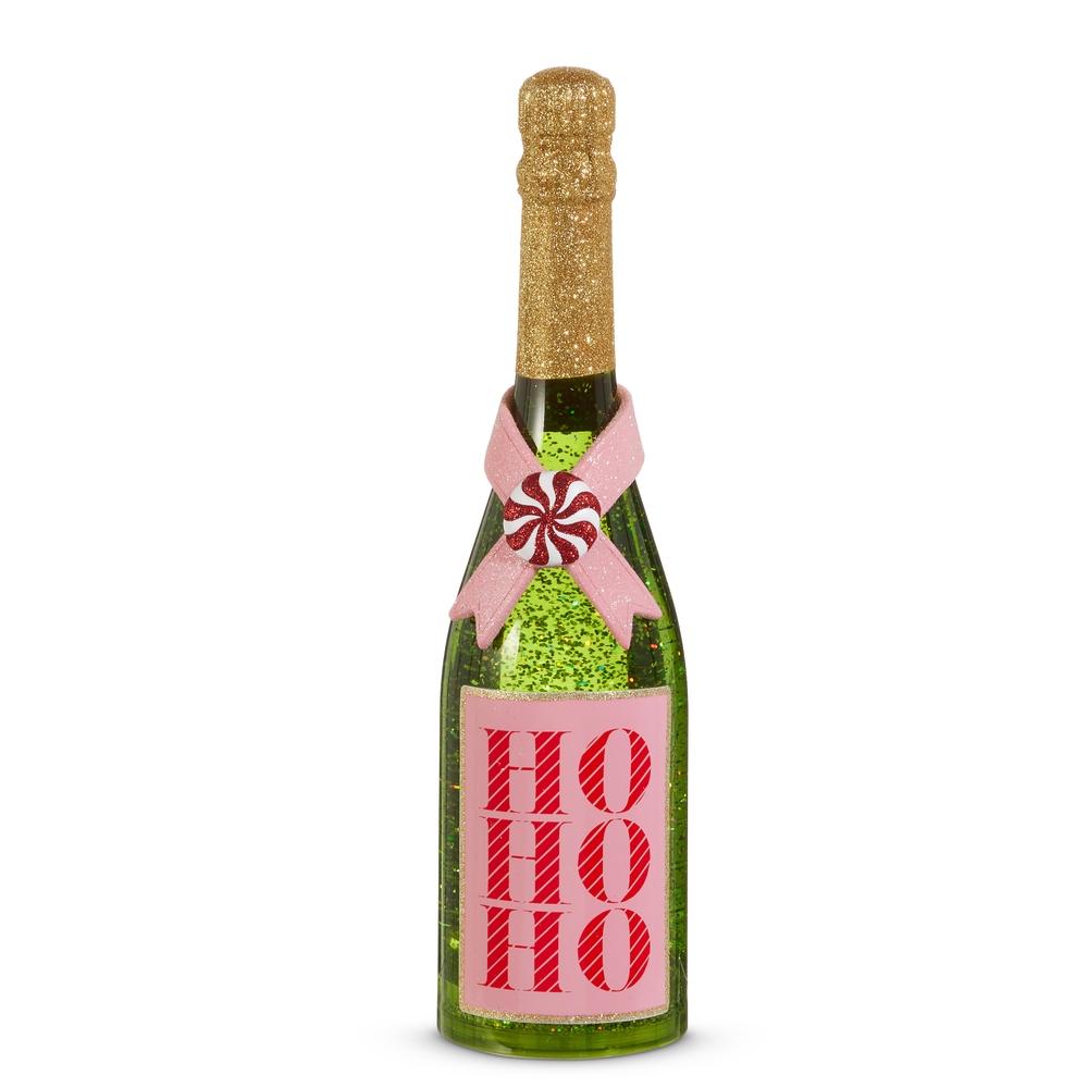 RAZ Imports 12.25" Bottled Christmas Cheer Water Lantern